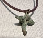 Authentic Antique Greek Pendant bronze art 3rd century BC 