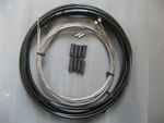 3 Metres JAGWIRE LEX BLACK cycle OUTER GEAR CABLE with 2 Stainless Steel Inners