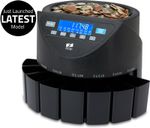 COIN MONEY COUNTER SORTER MACHINE CASH CURRENCY COUNTING GBP AUTOMATIC UK ZZAP