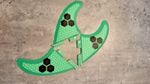 Surfboard Fins Thruster Set FCS2 Compatible  Size M/G5  Honeycomb Fiberglass
