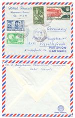 113025 - Airmail Envelope - Hammamet 23.12.1968 to Visselhövede