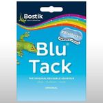 Bostik Blu Tack Original Blue Sticky Reusable Tac Economy Handy Size 60g  