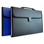 Expanding File 13 Pocket Folder Document A4 Wallet Case Paper Organiser 13 x 9.5