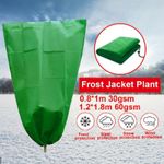Heavy Duty Frost Protection Fleece Plant Covers Jacket Bush Tree 120x180cm -...