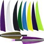 30X 4'' Archery Arrows Turkey Natural Feathers Fletching Right Left Wing Bow DIY