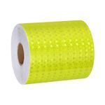 Reflective Tape, 6 Inch x 82 ft Trailer Reflector Tape, Fluorescent Yellow