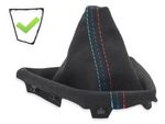 GEAR STICK GAITER FOR BMW F20 F21 2011-2019 BLACK ALCANTARA STITCH ///M + FRAME