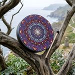 Handmade Shaman Drum Siberian Musical Drum with Drum Stick for Spiritual Music