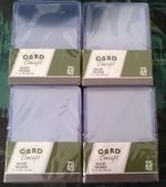 100x Toploaders Hard Sleeves 11GA - 3" x 4" Regular Top Loaders Card Concept