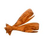 Eddingtons Olivewood Whale Salad Servers - Sustainable Serving Tool - 25cm 