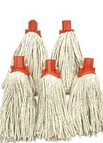 Cotton Mop Heads Replacement Floor Socket Head Universal PK 4