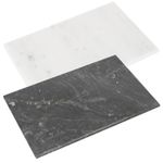 Rectangle Marble Chopping Board 40cm x 30cm Kitchen Non-Slip Cutting Board