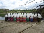 Carp Bait Liquid Flavourings. Boilie Making Flavours. Carp Bait Attractants Glug