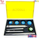 New Carbide Tipped Valve Seat Face Cutter Set 5 Pcs Kit Cutters Tip UK ACTOOLS