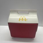 Rare Mcdonalds Little Playmates By Igloo Cooler Red & White With Mcdonald’s Logo