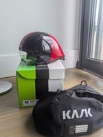 Kask Mistral TimeTrial Helmet, Red/Black, Medium, Clear Visor. *Read Description