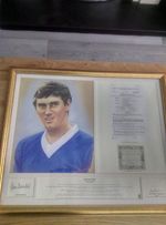 Rangers Jim Baxter hand signed print 45/500 with coa 60 x 50