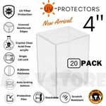 ATV Protectors / Cases UV 0.50mm Thickness For 4" Funko Pop Vinyl (Pack of 20)