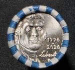 (1) 1776-2026 D  Jefferson Nickel Roll Uncirculated Semiquincentennial OBW