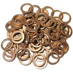 100 Copper Sump Washers: Mercedes, VW, Vauxhall, Mazda 007603 014 106 - SW7x100