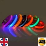 Led Armbands Cycling Running Night Lights Reflec for Runners Arm Safety High UK