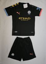 Manchester City Puma 125 Years 1894 Kid's Football Away Kit.