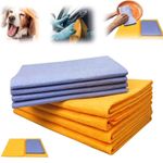 8Pcs Ultra-Absorbent Miracle Cleaning Shammy Multi-Purpose Rags Towels Cloth UK