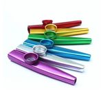 Metal Kazoo with 5 Flute Film, Easy to Learn Musical Instrument Gift
