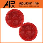 2 x Ferguson FE35 TED20 Tractor Butler Side Lamp Light Red Reflector as Original