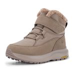 FitVille Womens Wide Snow Boots Fur Lined Ankle Booties Warm Non-Slip Outdoor