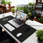 XXL Gaming Mouse Pad Mat 90×40cm – Anti-Slip Desk Mat for PC, MacBook & Laptop