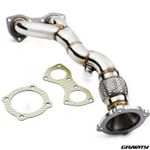 STAINLESS RACE EXHAUST FRONT DOWN PIPE FOR AUDI TT MK1 8N 1.8T QUATTRO 180 BHP