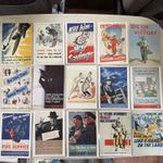15 WWII Propaganda Poster Postcards - Judges of Hastings - Home Front Collection