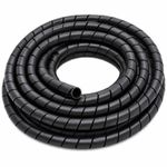 Spiral Cable Wrap Tidy Sleeve Wire Management Loom Tube 6-24mm 1-10m