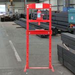 Red 12 Ton Hydraulic Press Workshop Bench Press Garage Floor Standing Machines