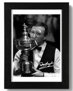 Dennis Taylor Signed Autograph PHOTO Pre Print Music 6x4/A4/ Framed snooker