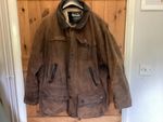 Barbour Bushman Men's Brown Wax Jacket Size Large