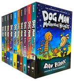 Dog Man Series Collection Books Set By Dav Pilkey Pack  Complete Set 1-10 NEW