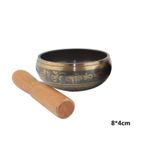 Buddhism Tibetan Singing Bowl Hand Hammered Yoga Copper Chakra Meditation Gifts
