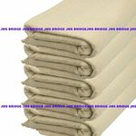 5 X HEAVY DUTY COTTON TWILL PROFESSIONAL DECORATING LARGE DUST SHEETS (10x8ft)