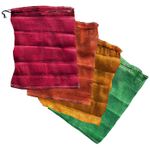 Heavy Duty Strong Net Bags Sacks Leno Mesh w/ties Carrot Onion Potatoes Kindling