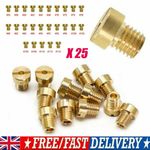 25Pcs Kit Main Jet Set 55-115 M5 5mm For Dellorto PHBG VHBT Carburetor Vergaser