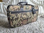 Vintage Retro Sterling Tapestry Carpet Floral Travel Suitcase Boho style 