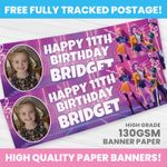 KPOP BANNER PERSONALISED ANY NAME PHOTO DEMON HUNTERS PARTY BANNERS