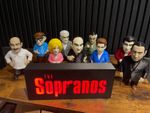 The Sopranos Collection Lightbox & Figures 3D Print TV Show Gift Office Display