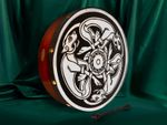 Handmade Dannan 16" Vegan Bodhran - The Morrígan Battle Bodhrán Hand Drum