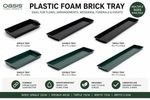 Oasis Plastic Tray Foam Brick Tray Florists Green Black Wedding Funeral Casket
