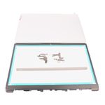 Silver LCD Back Cover Bezel H Cover Hinges For Lenovo IdeaPad 1 15ADA7 1 15AMN7 