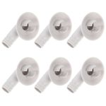 6Pcs Reusable White Drain Hose Fittings for Air Conditioner Blinds Connection
