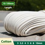 Washing line Rope Clothes Cotton Rope Dryer Line Traditional Polley Jute 3-10mm